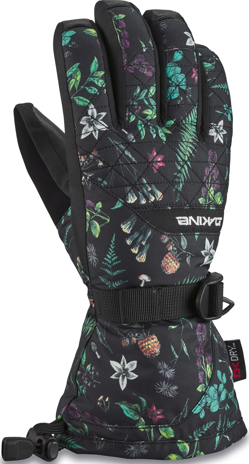 Levně Dakine Leather Camino Glove - woodland floral 6.0