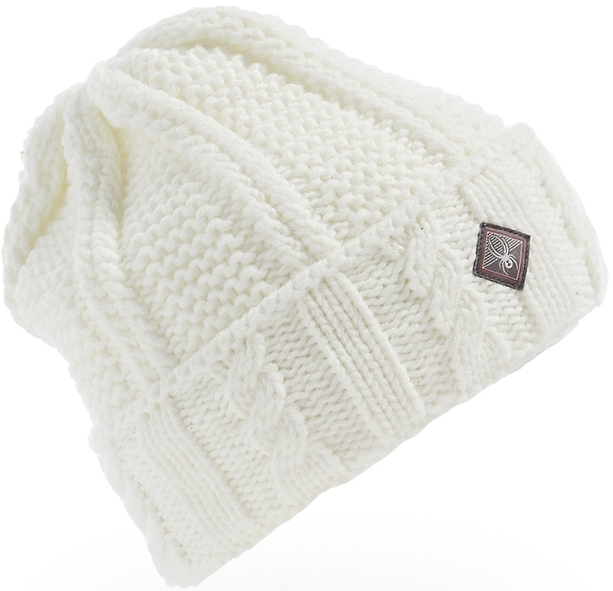 Levně Spyder Cable Knit-Hat - white uni