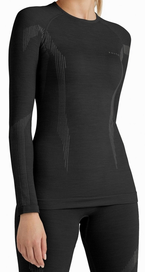 Levně Falke Women long sleeve Shirt Wool-Tech - black XS