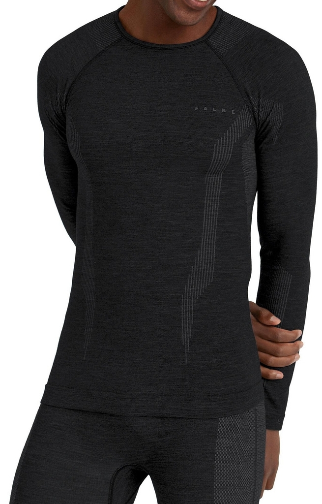 E-shop Falke Men long sleeve Shirt Wool-Tech - black L