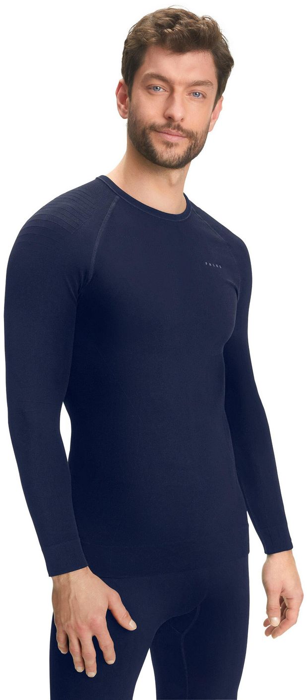 Levně Falke Men long sleeve Shirt Maximum Warm - space blue M