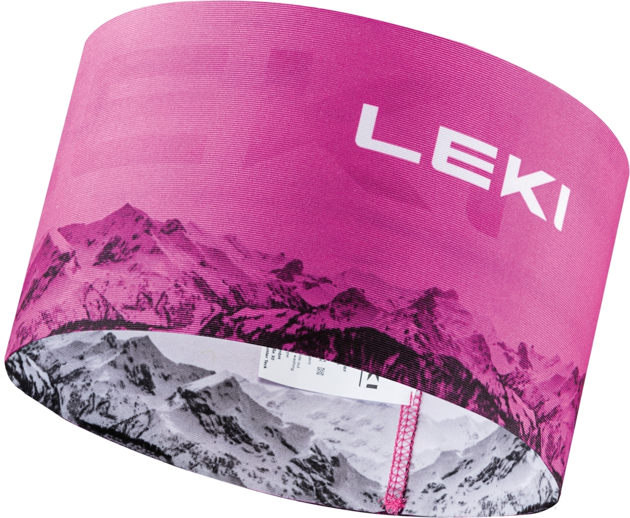 Levně Leki XC Headband - neon pink/white uni