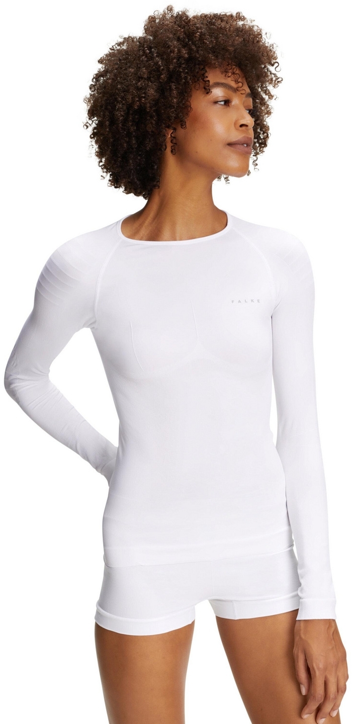 E-shop Falke Women long sleeve Shirt Warm - white S