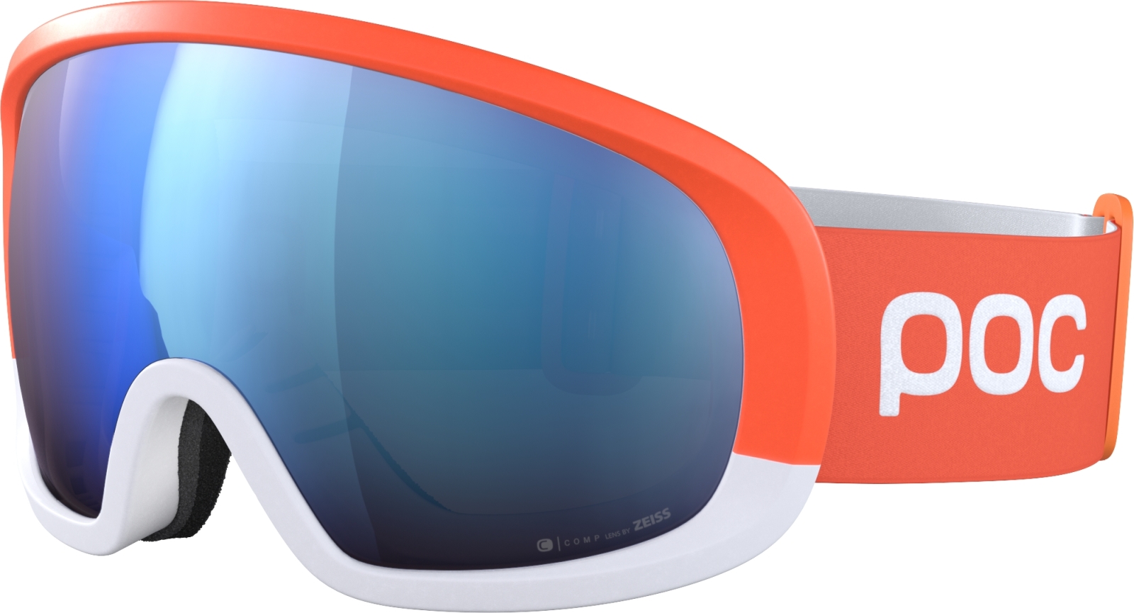 E-shop POC Fovea Mid Clarity Comp + - Fluorescent Orange/Hydrogen White/Spektris Blue uni