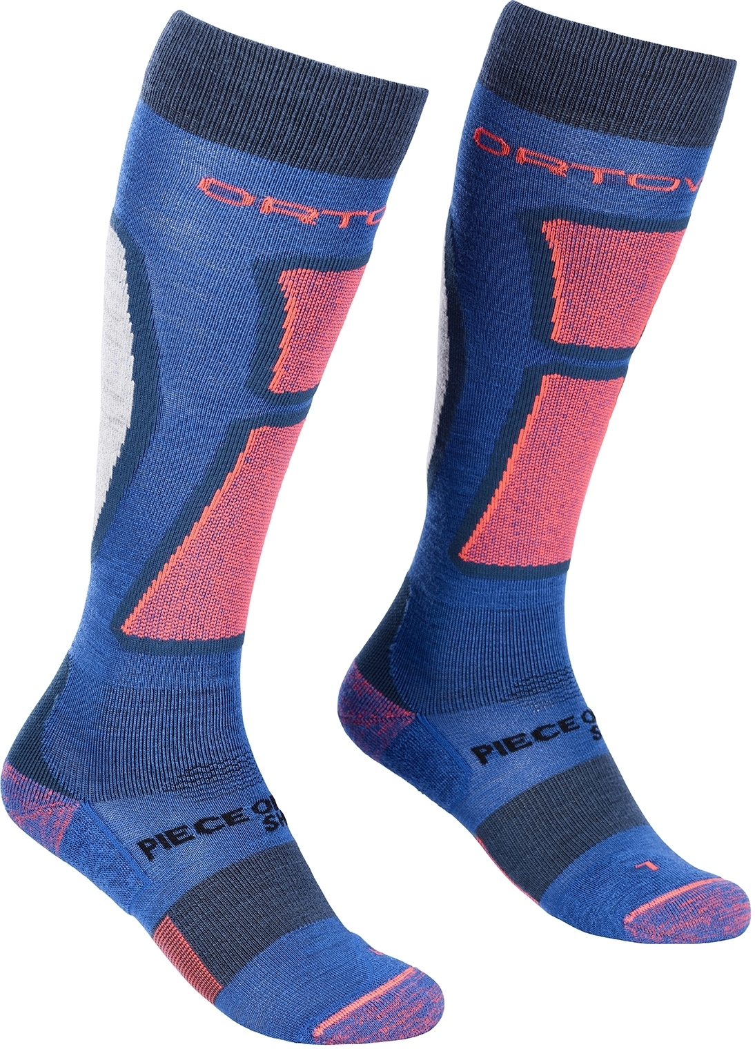 E-shop Ortovox Ski rock'n'wool long socks w - just blue 42-44