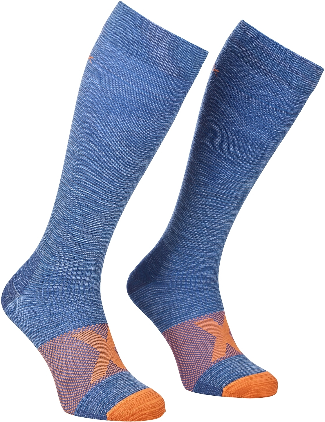 Levně Ortovox Tour compression long socks m - safety blue 39-41