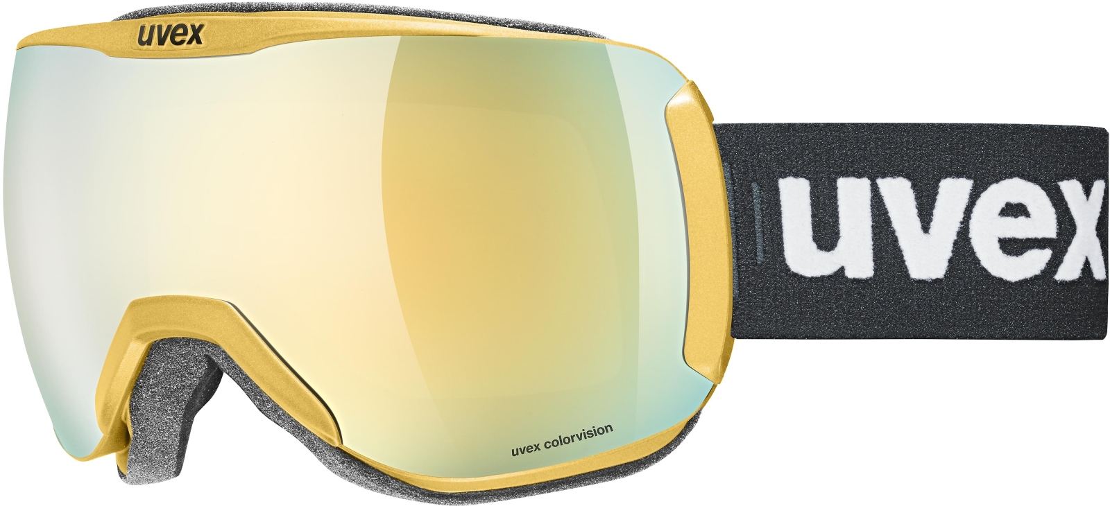 Levně Uvex downhill 2100 CV - chrome gold/mirror gold colorvision green (S2) uni