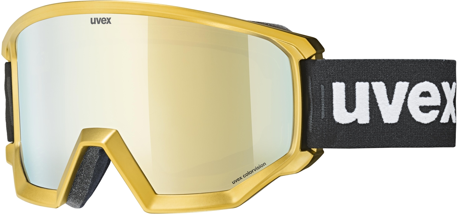 E-shop Uvex athletic CV - chrome gold/mirror gold colorvision green (S2) uni