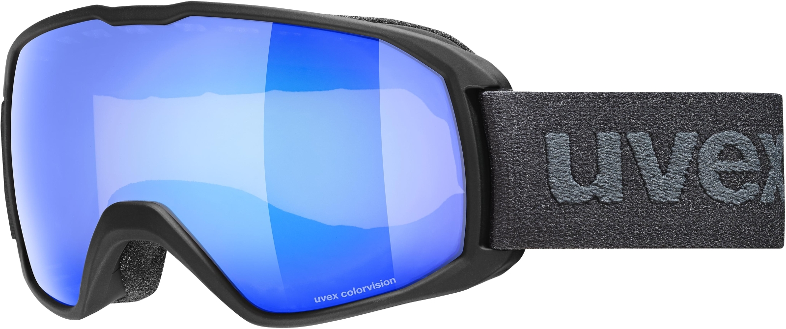 E-shop Uvex Xcitd CV - black matt/mirror blue colorvision green (S2) uni