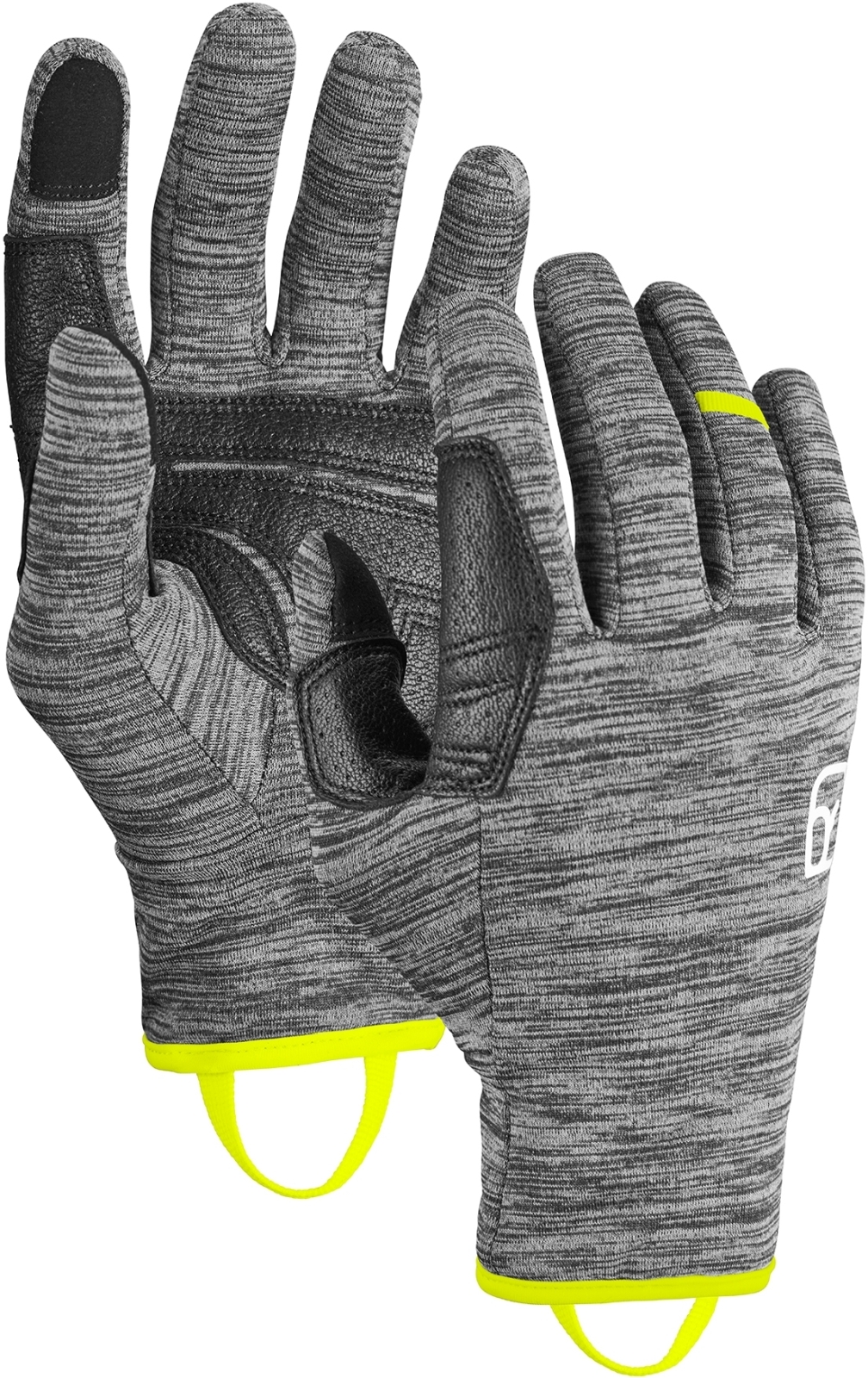 Levně Ortovox Fleece light glove m - black steel blend XS