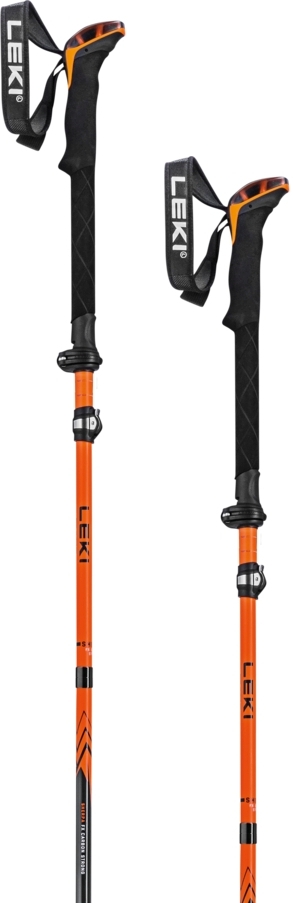 E-shop Leki Sherpa FX Carbon Strong - orange/denimblue 120-140