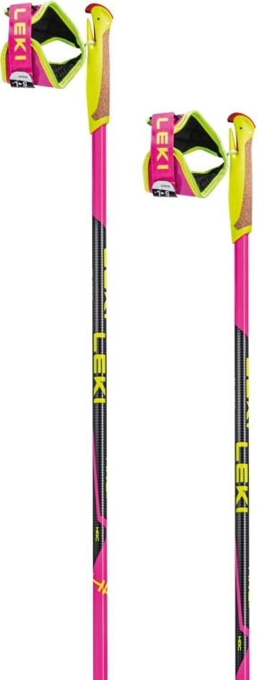 Leki HRC Junior - neon pink/black/neon yellow 135