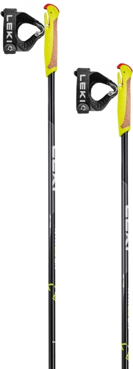 E-shop Leki XTA 5.5 Jr. - black/white/neon yellow 130