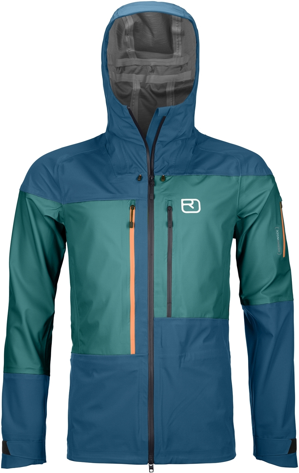 E-shop Ortovox 3l guardian shell jacket m - petrol blue M
