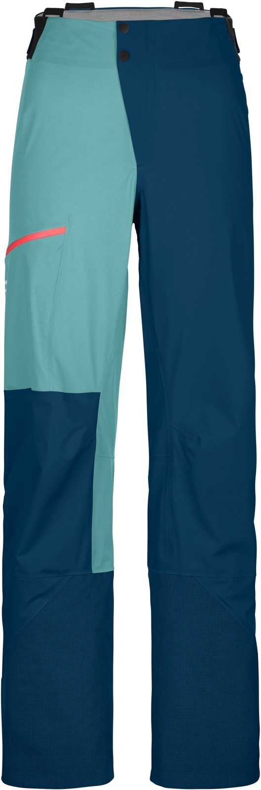 E-shop Ortovox 3l ortler pants w - petrol blue XL