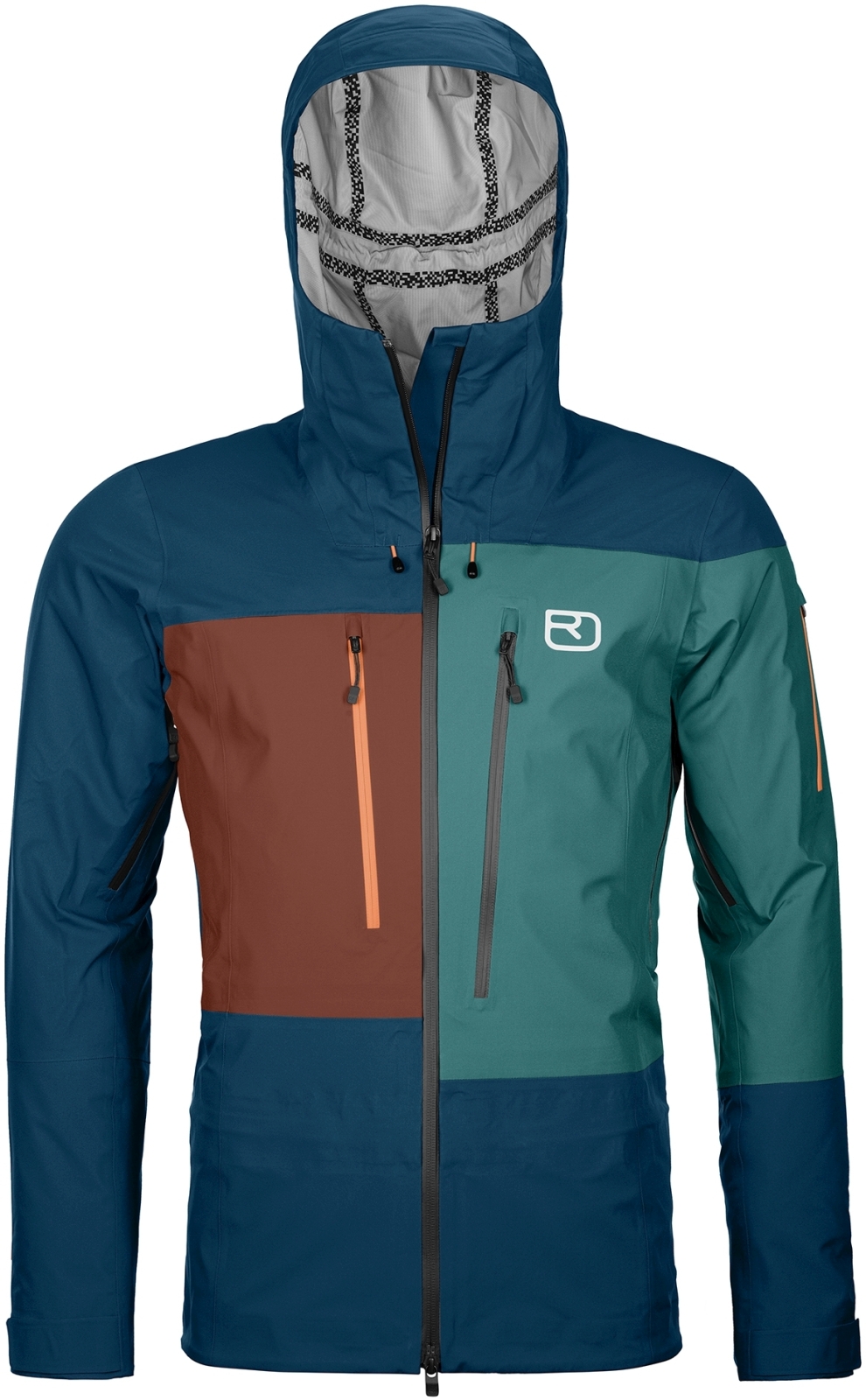 E-shop Ortovox 3l deep shell jacket m - petrol blue M