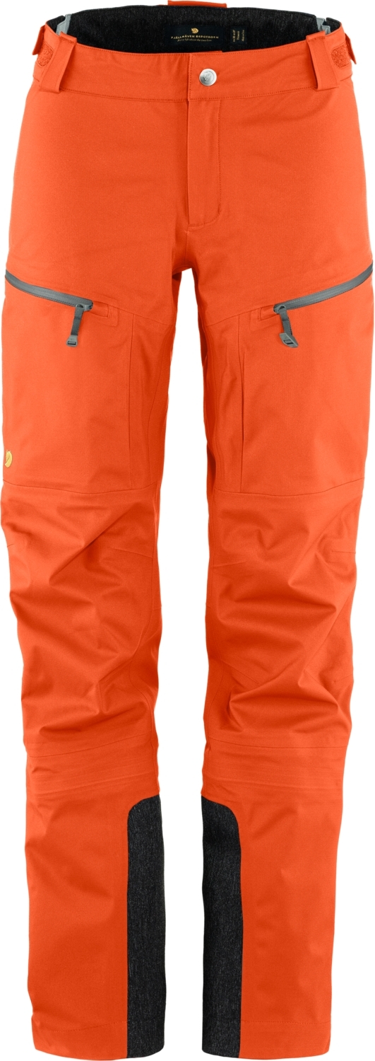 E-shop Fjallraven Bergtagen Eco-Shell Trousers W - Hokkaido Orange XS (36)