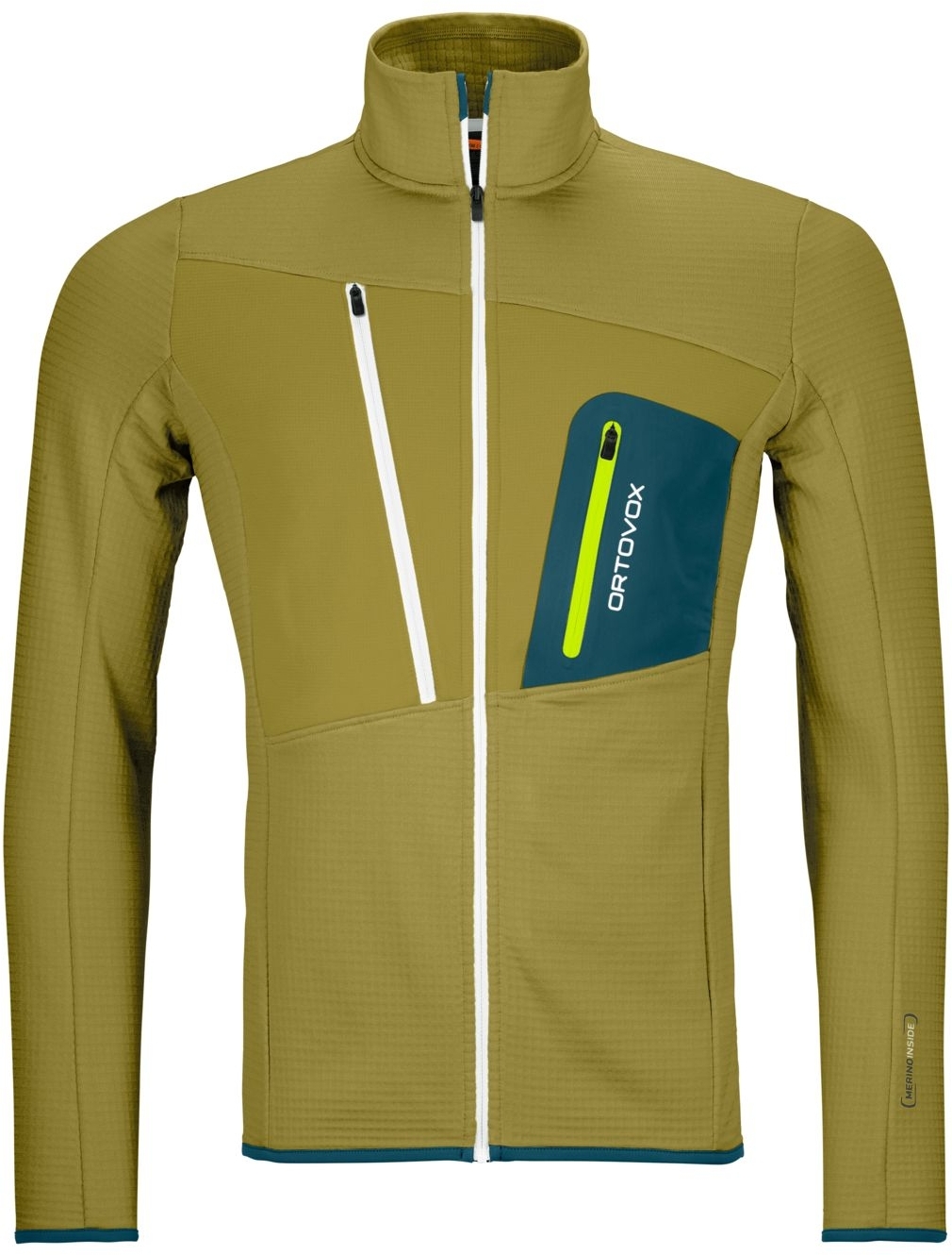 E-shop Ortovox Fleece Grid Jacket M - clay orange L