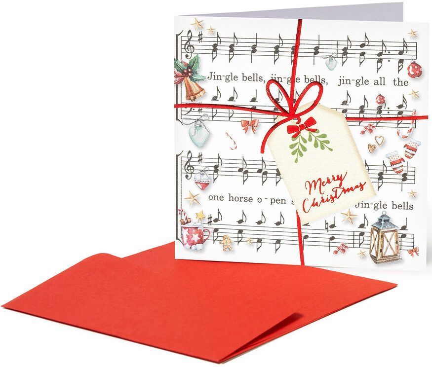 E-shop Legami Christmas Greeting Cards - 7X7 - Christmas Carol uni