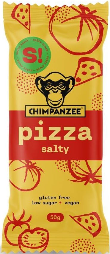 Levně Chimpanzee Salty Bar Pizza 50g tyčinka uni