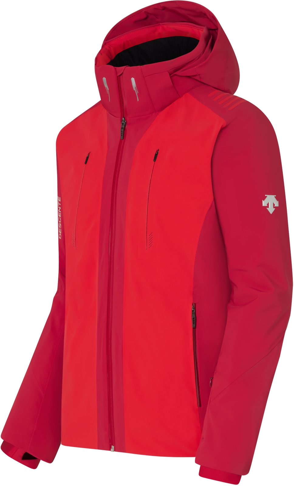 E-shop Descente Swiss Jacket - Dark Red 3XL