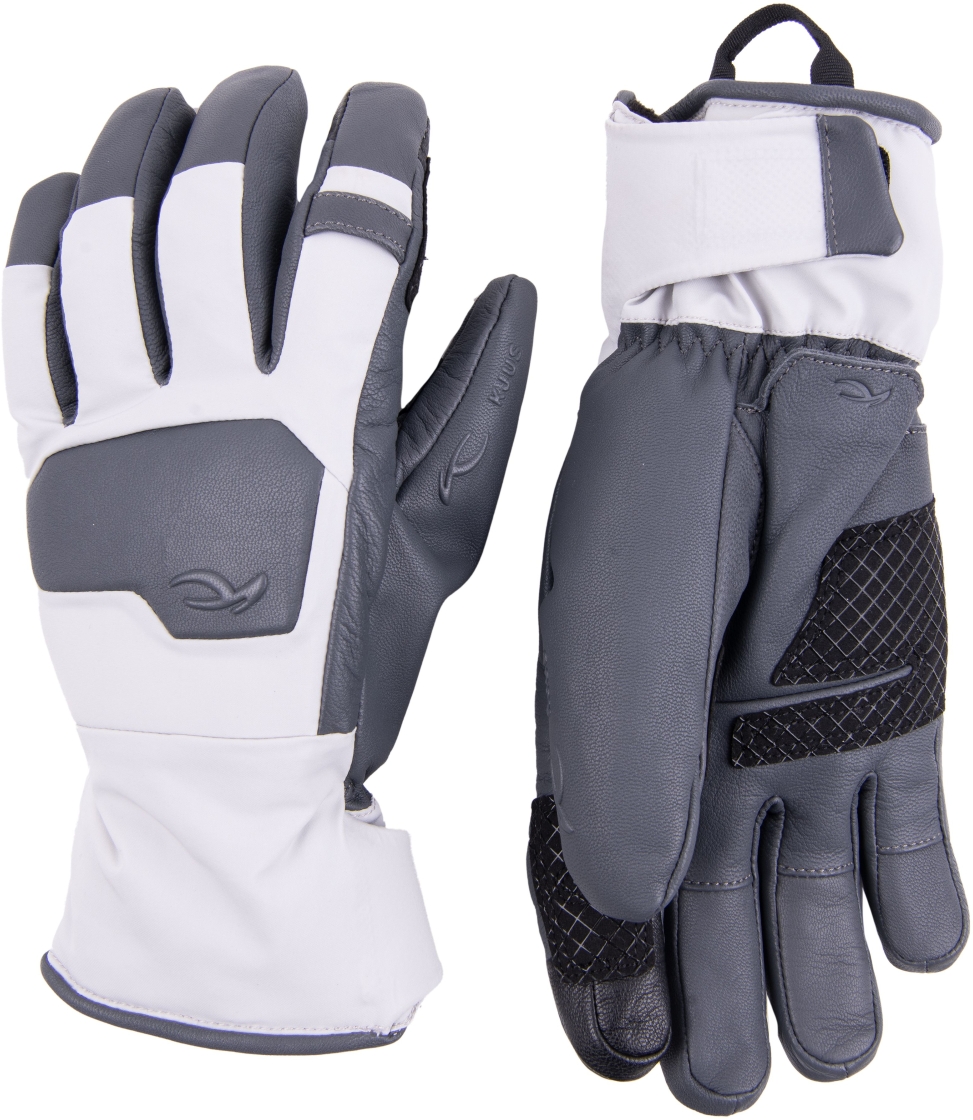 Levně Kjus Men Leather Glove - Alloy/Iron 9