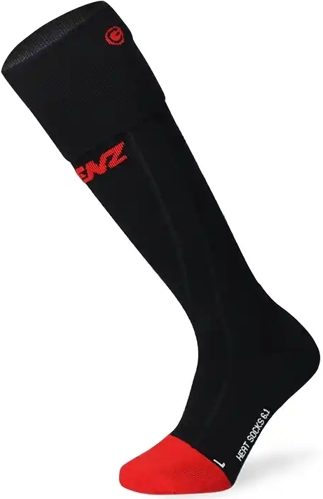 Levně Lenz Heat Sock 6.1 Toe Cap Merino Compression - black 42-44