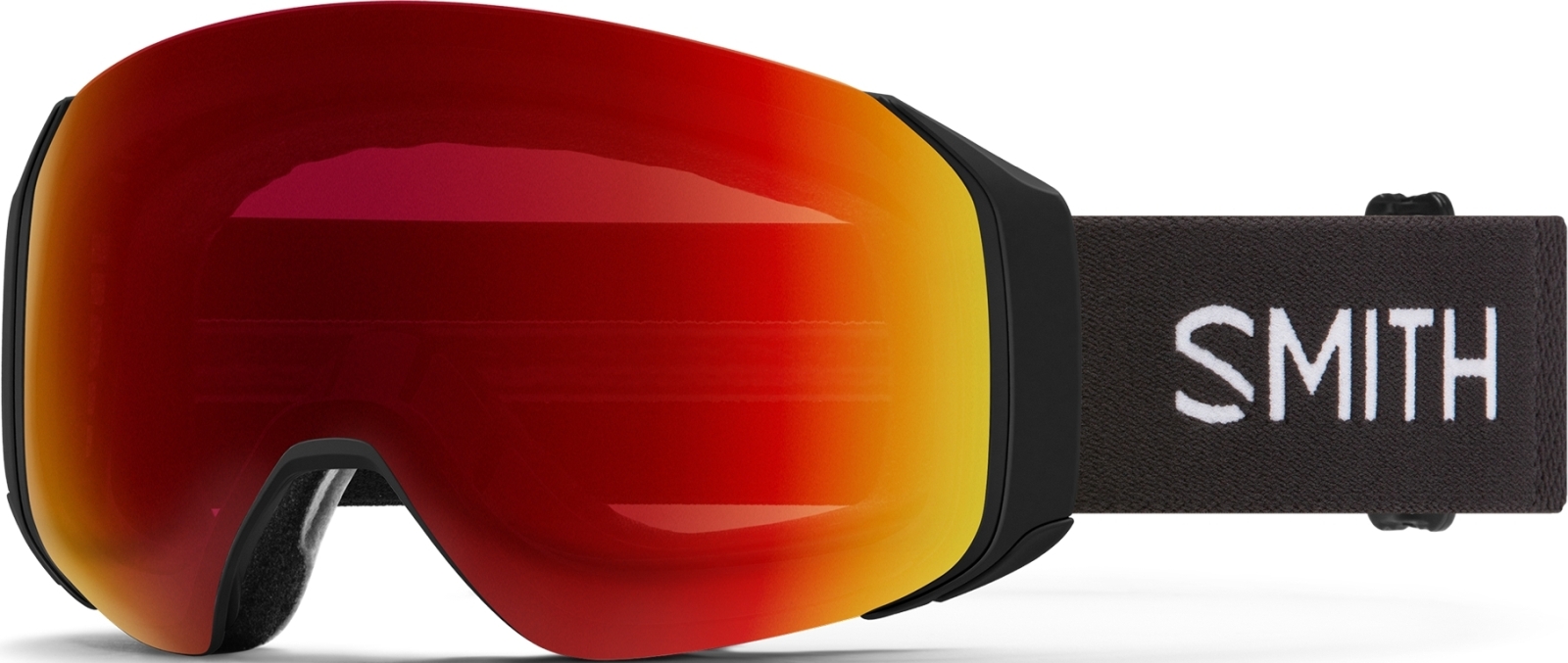 E-shop Smith 4D MAG S - Black/Chromapop Sun Red Mirror + ChromaPop Storm Yellow Flash uni
