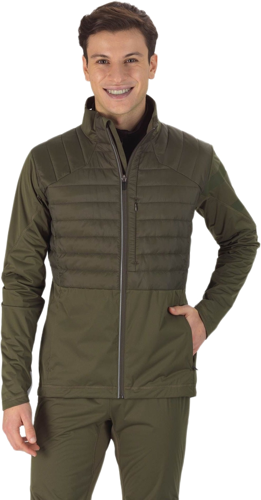 E-shop Rossignol Men's Poursuite Warm Jacket - acinus leaf XL