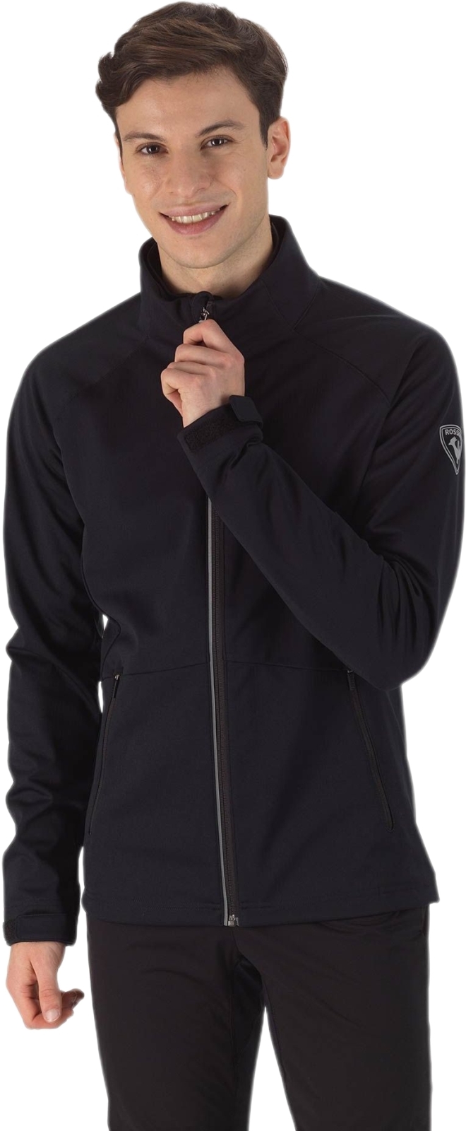 E-shop Rossignol Men's Softshell Jacket - carbon black M