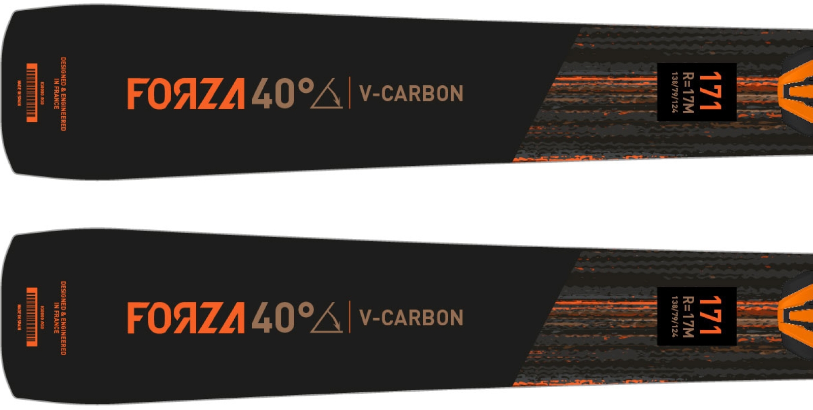 Levně Rossignol Forza 40 V-Ca Retail Xpress + Xpress 11 GW B83 Black Orange 164