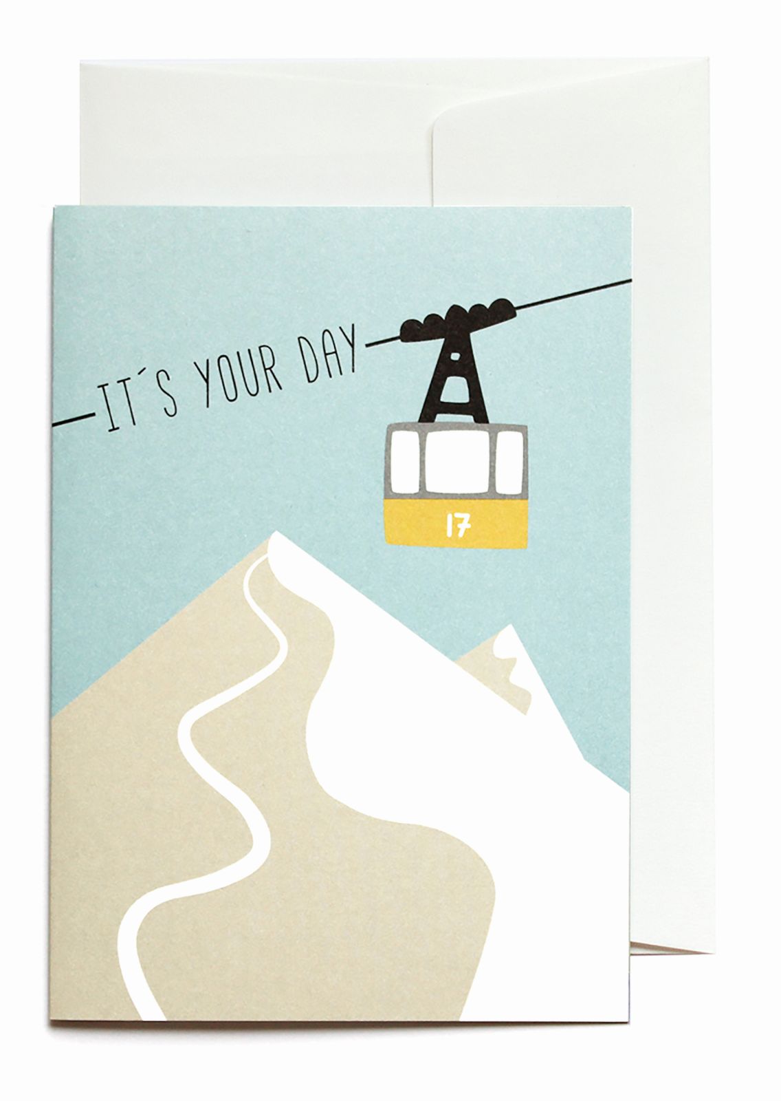 Levně Roadtyping Greetingcard - It’s your day uni