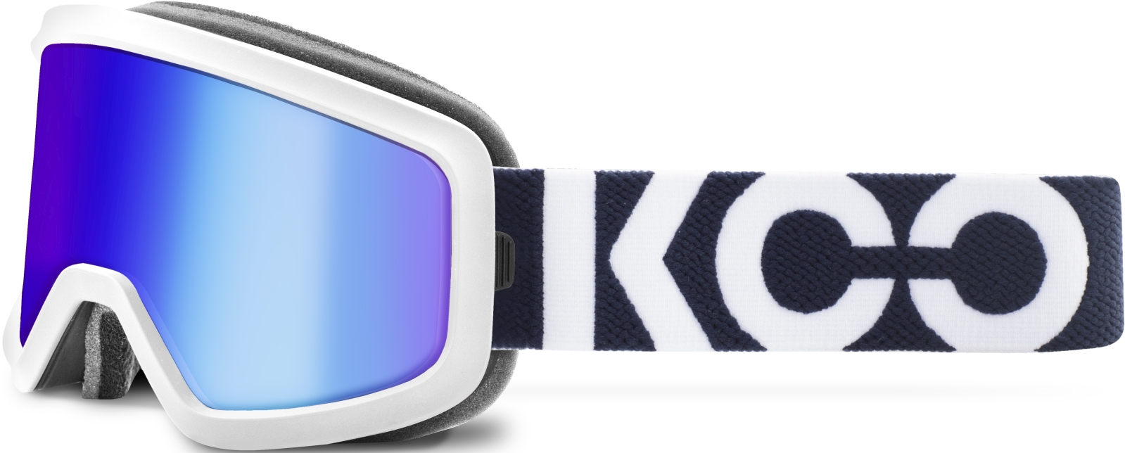 E-shop KOO Eclipse Platinum - white/navy/iridium mirror M