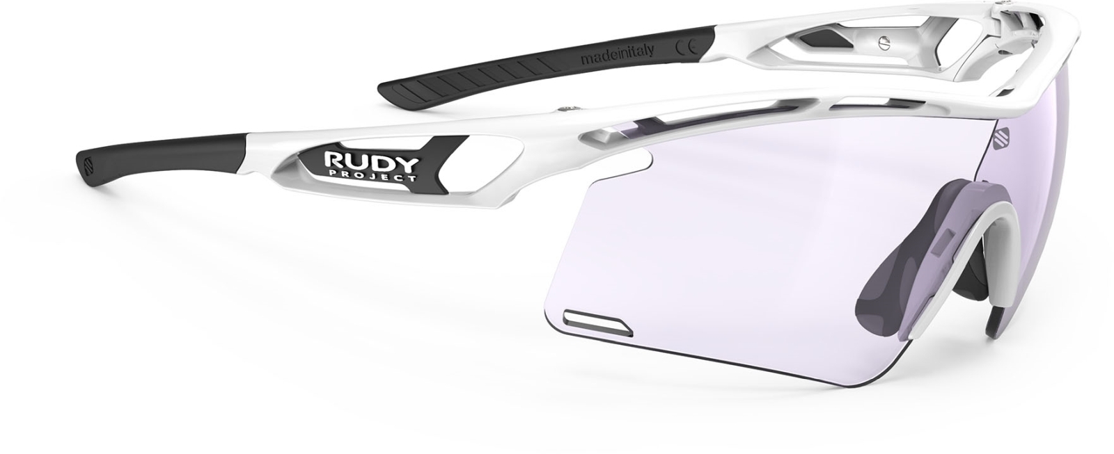 Levně Rudy Project Tralyx+ - white gloss/impactx photochromic 2laser purple uni