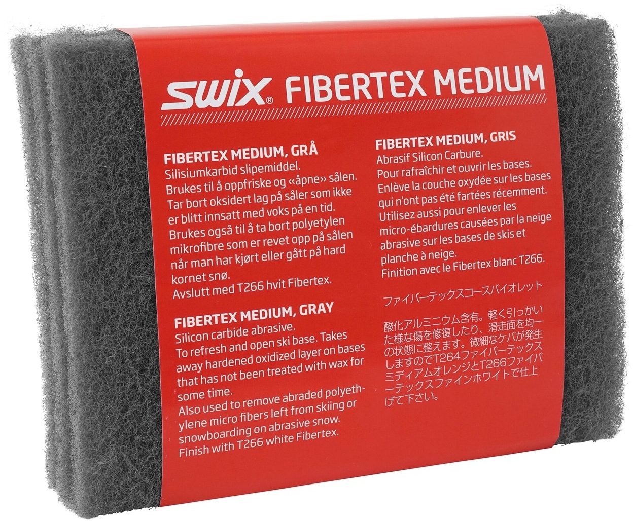Levně Swix T0264N Fibertex - grey - medium uni