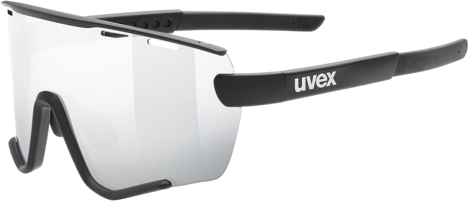 Levně Uvex Sportstyle 236 Set - black mat/mirror silver + clear uni