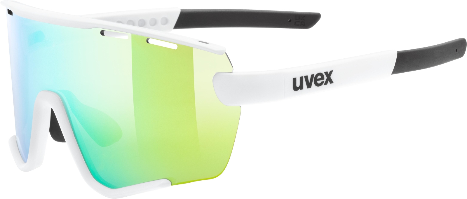 E-shop Uvex Sportstyle 236 Set - white mat/mirror green + clear uni